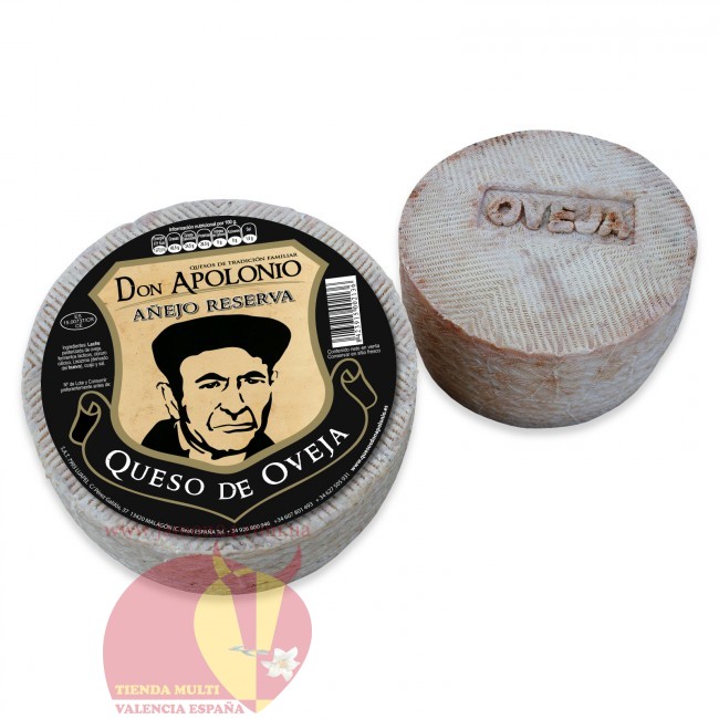 Сыр 19,90€/кг,  из овечьего молока, старый. Дон Аполонио 2 кг aprox. 