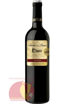 Вино красное Сеньорио де Лос Льянос Крианcа 2015, Вальдепеньяс Д.О. Señorio de Los Llanos Crianza D.O. Valdepeñas D.O.Ca Rioja, Сорт винограда: Темпранильо