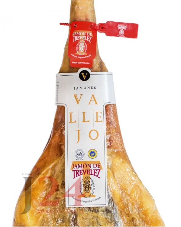 Хамон де Тревелес I.G.P., ≈ 8,5 кг, Вайехо червона етикетка, 22+ міс.