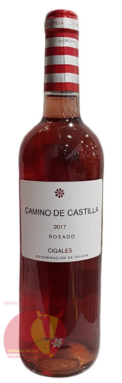 Вино розовое Камино де Кастилья Росадо 2017, Рибера дель Дуэро Д.О. Camino de Castilla Rosado D.O. Ribera del Duero