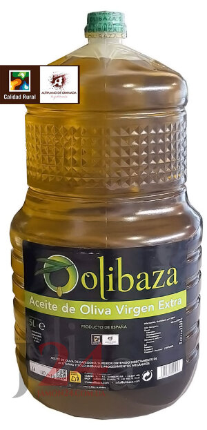 Оливковое масло 5 л., Олибаса Экстра Вирхен, Baza Гранада