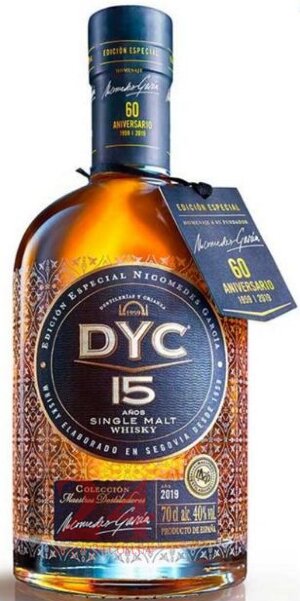  Виски Дик Сингл Молт Ресерв 15 лет 0,7л, 40% Whisky DYC Single Malt Reserve 15 y.o. 70cl Испания