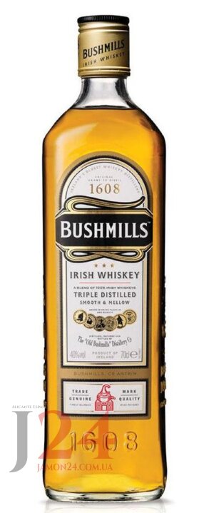  Виски Бушмилс Ориджинал 1л, 40% Whisky Bushmills Original Irish Ирландия