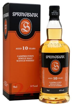  Виски Спрингбэнк Сингл Молт 10 лет, 0,7мл, 46% Whisky Springbank Single Malt 10 y.o. Шотландия