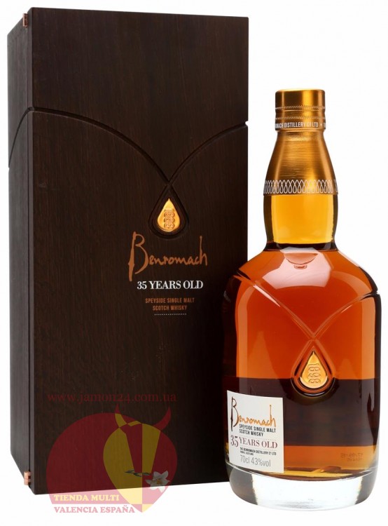  Виски Бенромах Херитедж 35 лет, 0,7л, 43% Whisky Benromach Heritage 35 y.o. 70 cl Шотландия