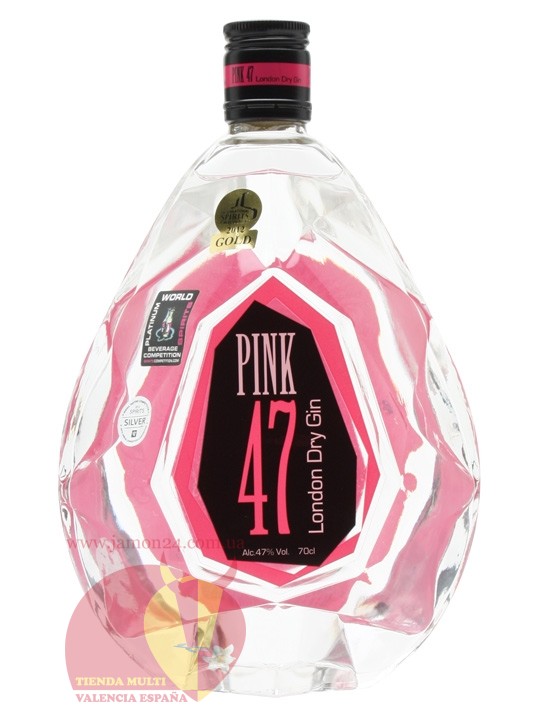 Джин Пинк 47 0,7л. 40% Pink 47 Dry Gin