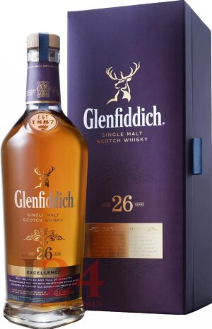  Виски Гленфиддих Экселенс 26 лет, 0,7л, 43% Whisky Glenfiddich Excellence 26 y.o. 70 cl Шотландия