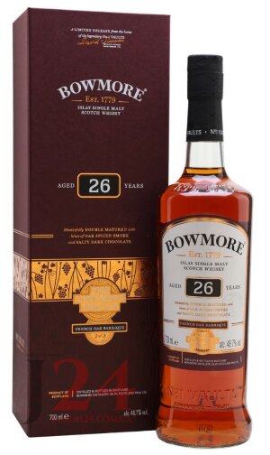  Виски Боумор Витнерс Трилоджи 26 лет 0,7л, 48,7% Whisky Bowmore Vintners Trilogy 26 y.o. 70 cl Шотландия