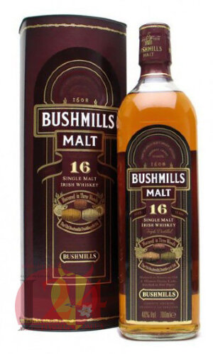 Виски Бушмилс Молт 16 лет, 0,7 л. 40% Whiskу Bushmills Malt 16 Years old