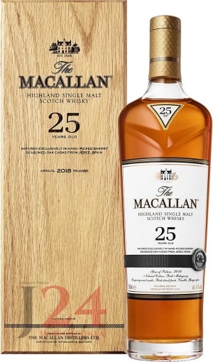  Виски Макаллан 25 лет, 0,7л, 43% Whisky Macallan Sherry Oak 25 years Шотландия