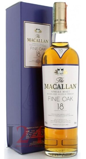  Виски Макаллан Файн Оак 18 лет, 0,7л, 43% Whisky Macallan Fine Oak 18 y.o. 70 cl Шотландия